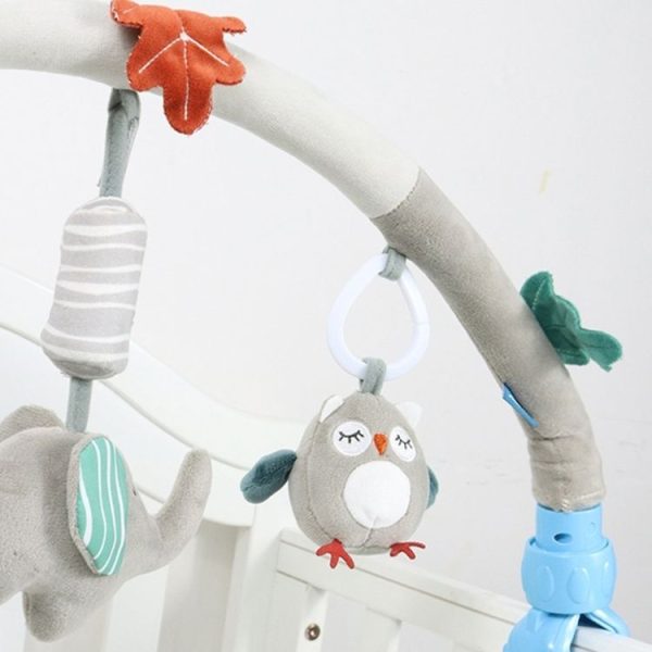 Toddler Baby Nursery Toy Bed Crib Arch Toy Cart Pendant (Little Bird) - Image 6