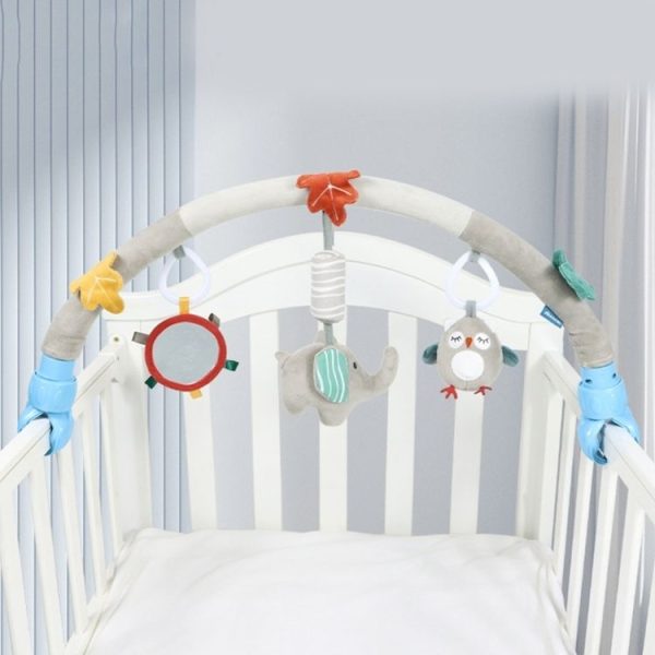 Toddler Baby Nursery Toy Bed Crib Arch Toy Cart Pendant (Little Bird) - Image 8