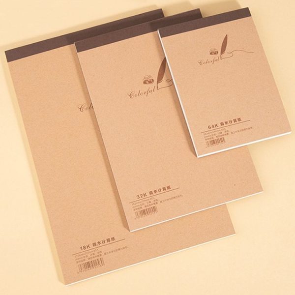 Small 64K Blank Kraft Sketchbook Doodle Notebook - Image 2