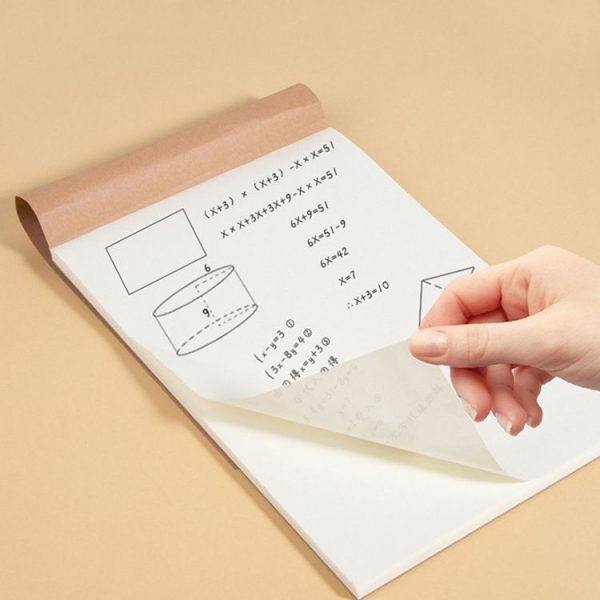Small 64K Blank Kraft Sketchbook Doodle Notebook - Image 6