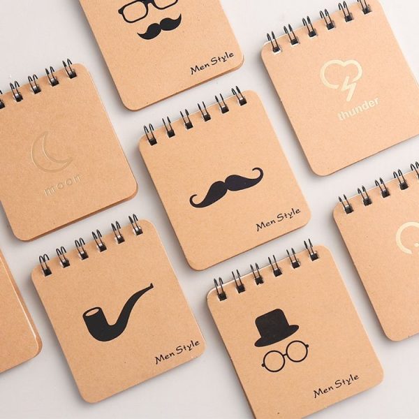 5pcs Small Portable Notebook Mini Pocket Coil Notes, Model: Snow - Image 2