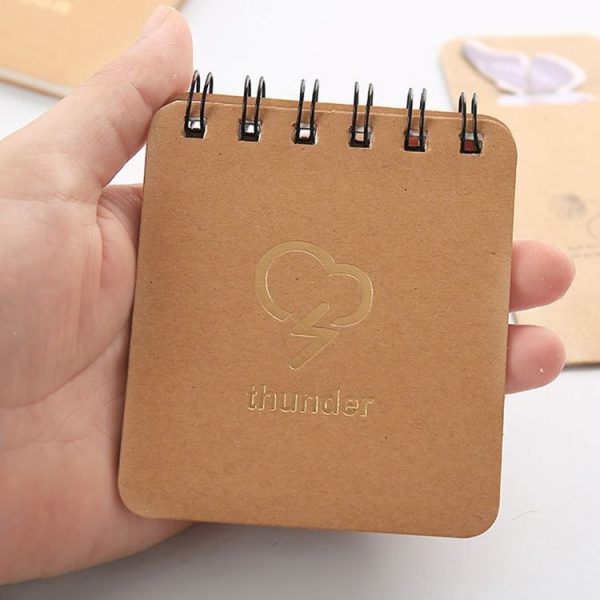 5pcs Small Portable Notebook Mini Pocket Coil Notes, Model: Snow - Image 4