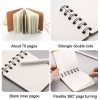 5pcs Small Portable Notebook Mini Pocket Coil Notes, Model: Snow - Image 6