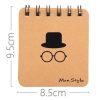 5pcs Small Portable Notebook Mini Pocket Coil Notes, Model: Snow - Image 8