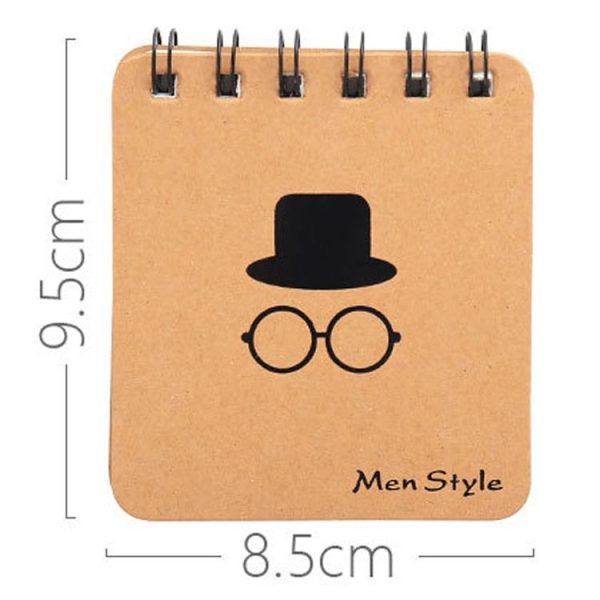 5pcs Small Portable Notebook Mini Pocket Coil Notes, Model: Snow - Image 8
