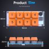MKESPN Shortcut Macro Defined Wired Samll Keypad Single Handed Gaming Keyboard (White) - Image 3