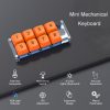MKESPN Shortcut Macro Defined Wired Samll Keypad Single Handed Gaming Keyboard (White) - Image 4