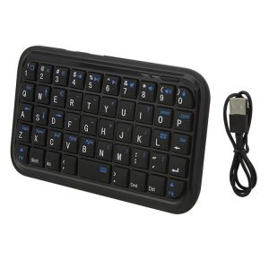 49 Keys Wireless Bluetooth Mini Keyboard Multi System Universal Portable Keypad (Black)