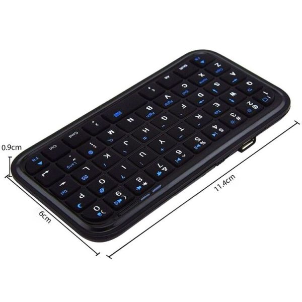 49 Keys Wireless Bluetooth Mini Keyboard Multi System Universal Portable Keypad (Black) - Image 3