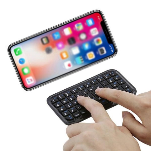 49 Keys Wireless Bluetooth Mini Keyboard Multi System Universal Portable Keypad (Black) - Image 5