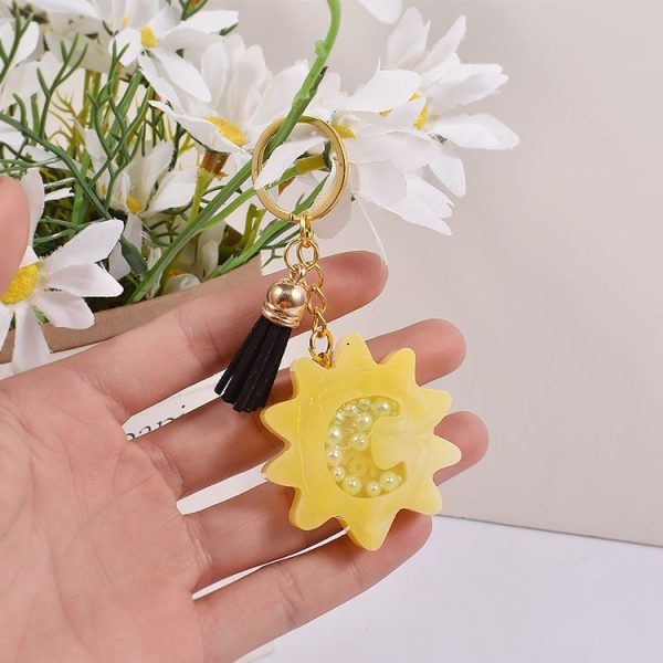 Crystal Epoxy Resin Lace Letter Mold Symbol Pendant Silicone Mold, Spec: 02 - Image 5