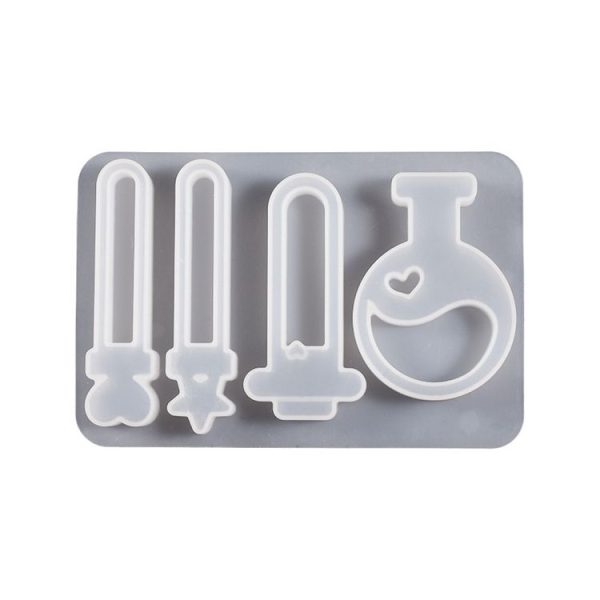 Crystal Epoxy Magic Bottle Silicone Mold DIY Key Quicksand Pendant Mold - Image 2