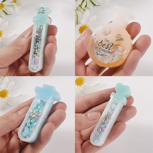 Crystal Epoxy Magic Bottle Silicone Mold DIY Key Quicksand Pendant Mold - Image 6