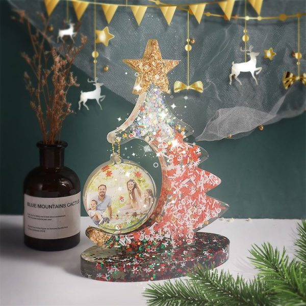 Crystal Epoxy Resin Christmas Tree Silicone Mold Without Bead Chain - Image 6
