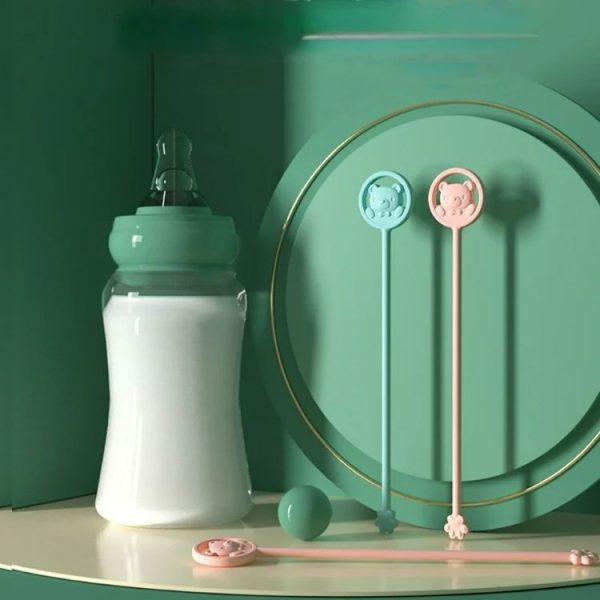 Cartoon Stirring Stick Extended Temperature-sensitive Color-changing Milk Powder Mixing Rod (Pink) - Image 2