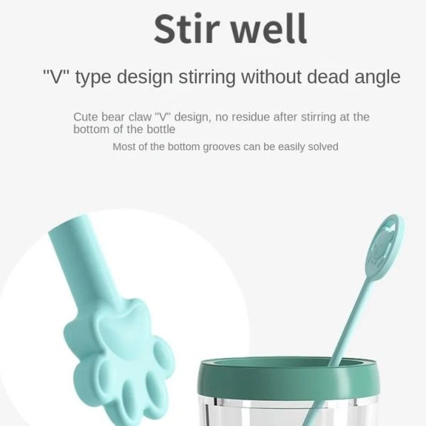 Cartoon Stirring Stick Extended Temperature-sensitive Color-changing Milk Powder Mixing Rod (Pink) - Image 5