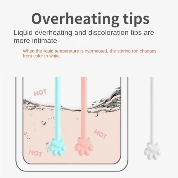 Cartoon Stirring Stick Extended Temperature-sensitive Color-changing Milk Powder Mixing Rod (Pink) - Image 6