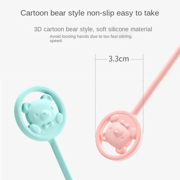 Cartoon Stirring Stick Extended Temperature-sensitive Color-changing Milk Powder Mixing Rod (Pink) - Image 8