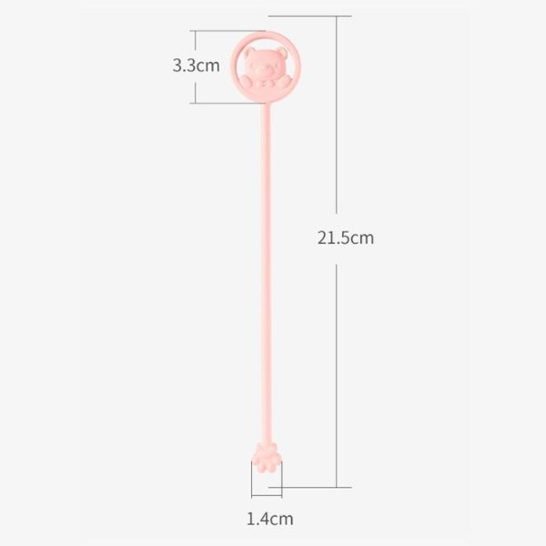 Cartoon Stirring Stick Extended Temperature-sensitive Color-changing Milk Powder Mixing Rod (Pink) - Image 9