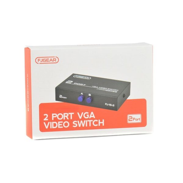 FJGEAR FJ-15-2 Computer VGA Switcher 2 In 1 Out Bidirectional Switching Sharer - Image 12