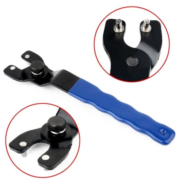 Adjustable Angle Grinder Wrench Cutting Machine Power Tool Wrench (Random Color Delivery) - Image 4