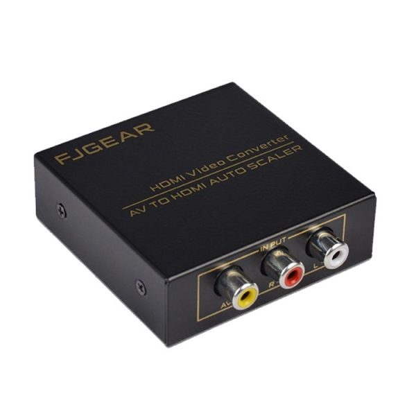 FJGEAR FJ-AH1308 AV To HDMI Converter With Auto Scaling