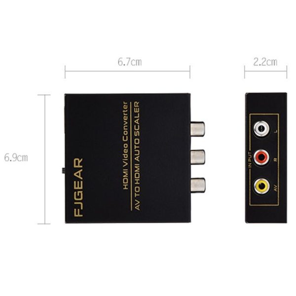 FJGEAR FJ-AH1308 AV To HDMI Converter With Auto Scaling - Image 3