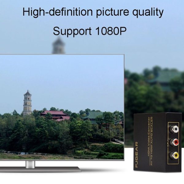 FJGEAR FJ-AH1308 AV To HDMI Converter With Auto Scaling - Image 7