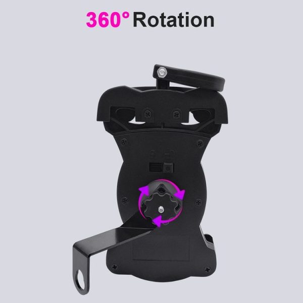 Motorcycle Sunshade Rainproof Mobile Phone Holder, Shape: Mirror Holder No Charge - Image 10