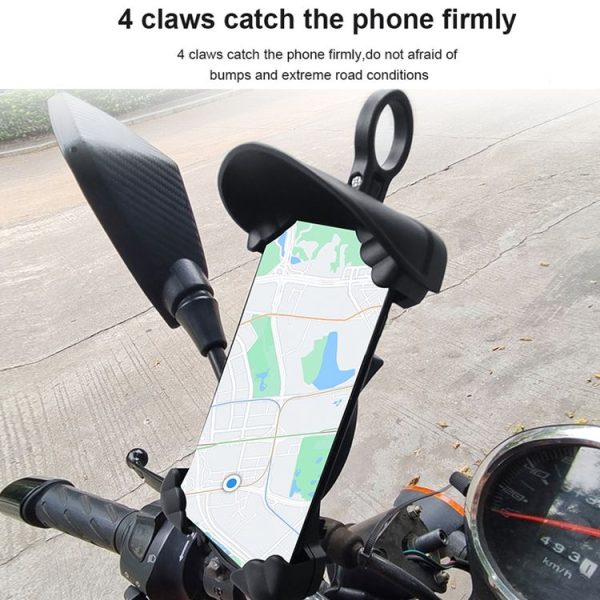 Motorcycle Sunshade Rainproof Mobile Phone Holder, Shape: Mirror Holder No Charge - Image 12