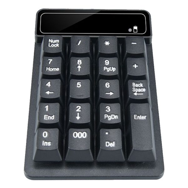 K3 19 Key 2.4G Wireless Mini Digital Keyboard Suspension Machinery Keypad (Black) - Image 2