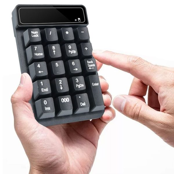 K3 19 Key 2.4G Wireless Mini Digital Keyboard Suspension Machinery Keypad (Black) - Image 9