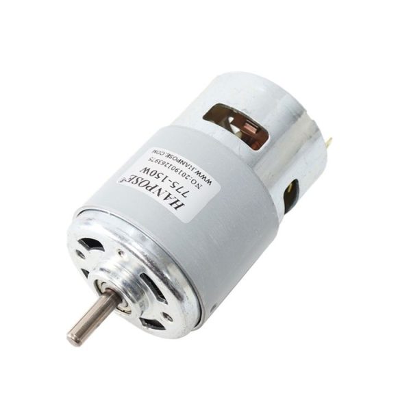 HANPOSE 775-80W Durable Spindle DC Motor Lawn Mower Motor With Two Ball Bearing Rated