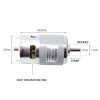 HANPOSE 775-80W Durable Spindle DC Motor Lawn Mower Motor With Two Ball Bearing Rated - Image 3