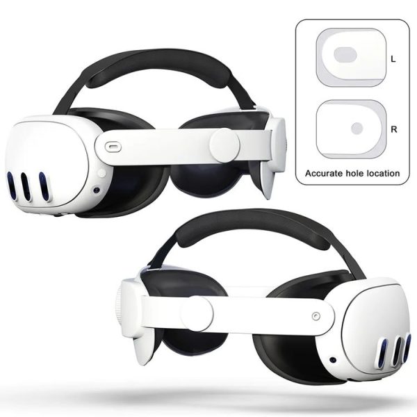 Meta Quest 3 VR Adjustable Elite Headset Head Strap (White) - Image 3