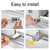 No Punching Limiters Child Safety Window Limit Lock With Key (Double Windows Stainless Steel Model) - Image 7