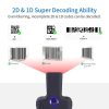 HC101D 2D Bluetooth Barcode Scanner Wireless Back Clip Phone Barcode Reader, Spec: Side - Image 5