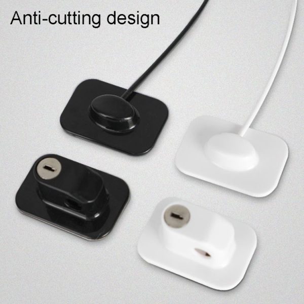 Door And Window Limiters Child Security Anti-Theft Latch With Key (White) - Image 5