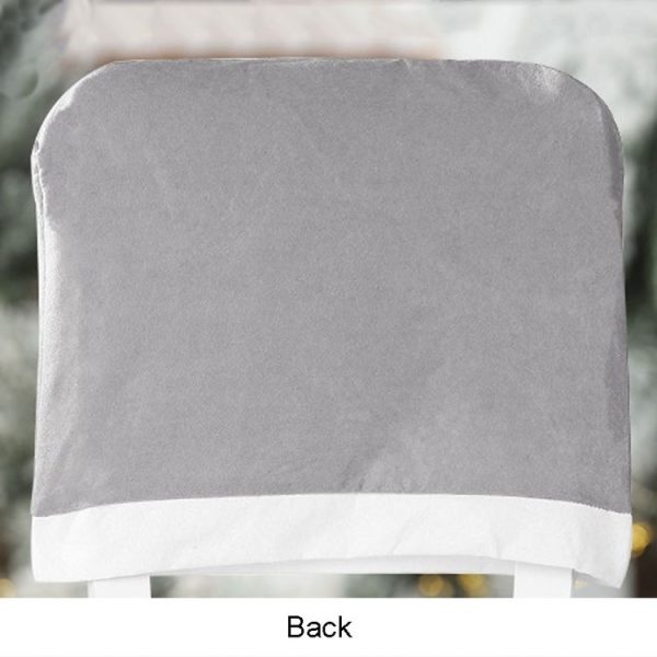 Christmas Nonwoven Chair Covers Stool Decoration Sleeves (Gray) - Image 4