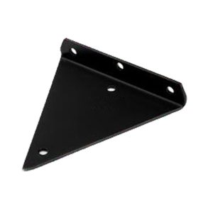 Load Bearing Invisible Triangle Bracket Wall Shelf Bracket With Screws, Specification: 140x130mm Black