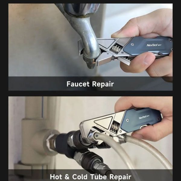 Nextool 6-in-1 Multi-functional Mini Wrench Portable Folding Knife File Screwdriver Bottle Opener NE20238 - Image 9