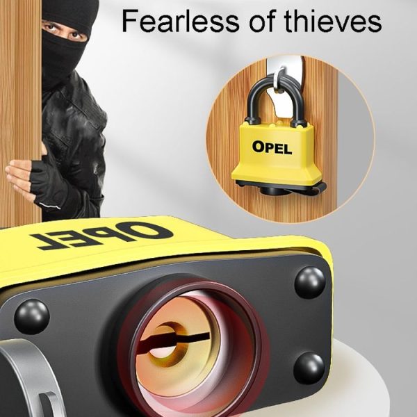 Medium Copper Waterproof Padlock Anti-Theft Locker Lock - Image 10