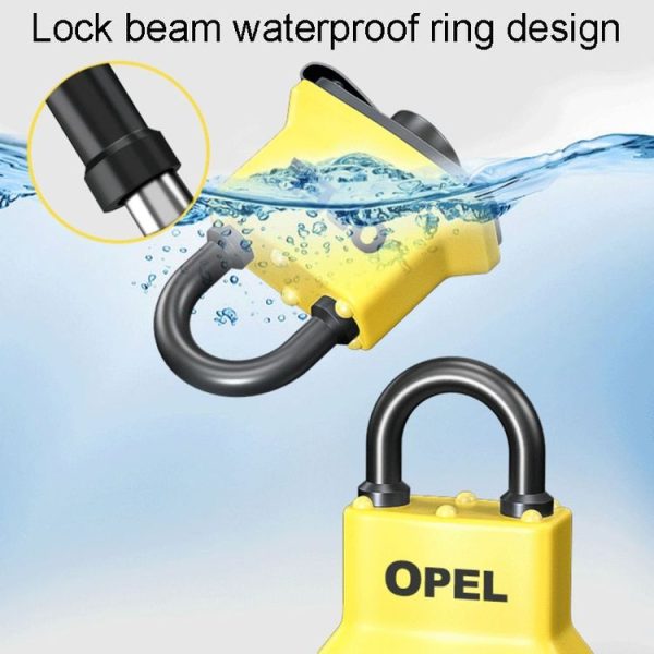Medium Copper Waterproof Padlock Anti-Theft Locker Lock - Image 5