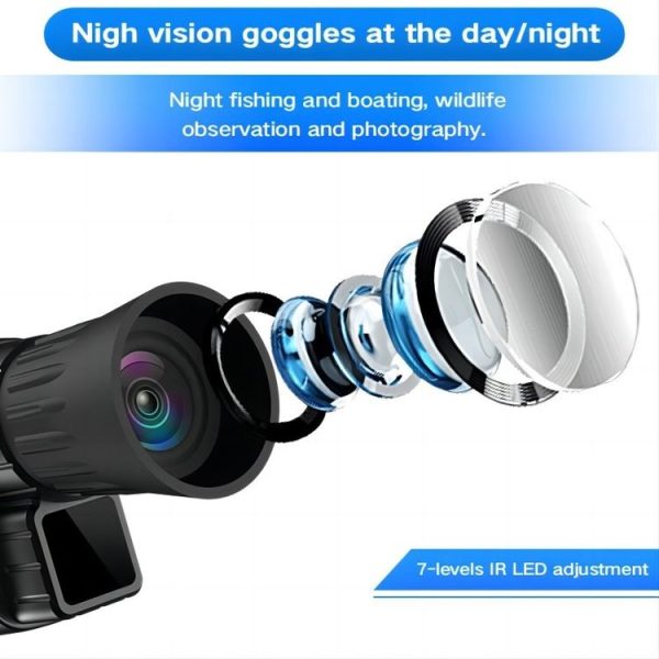 NVI-660 24MP 1080P Outdoor HD Night Visual Infrared Digital Night Vision Instrument - Image 3