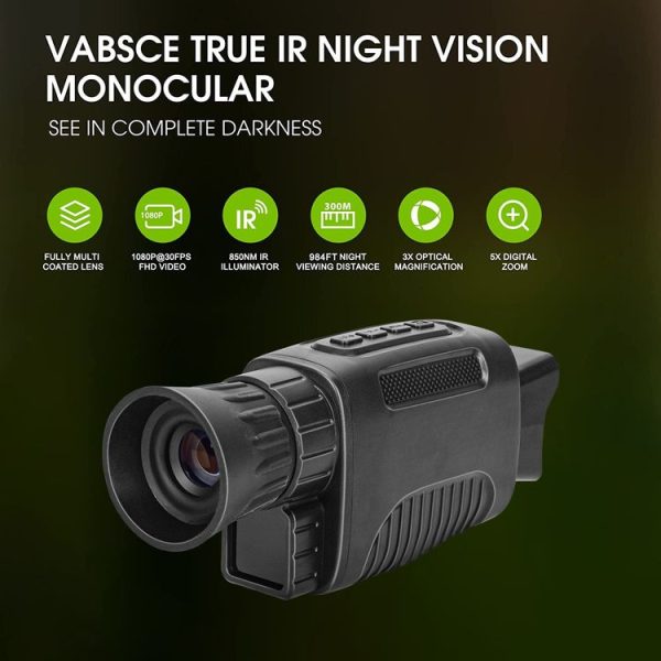 NVI-660 24MP 1080P Outdoor HD Night Visual Infrared Digital Night Vision Instrument - Image 4