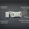 2.5 inch Interlocking No Hole Hook With Locking Hasp Chest Of Drawers Door Lock With Iron Key - Image 4
