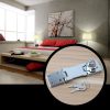 2.5 inch Interlocking No Hole Hook With Locking Hasp Chest Of Drawers Door Lock With Iron Key - Image 7
