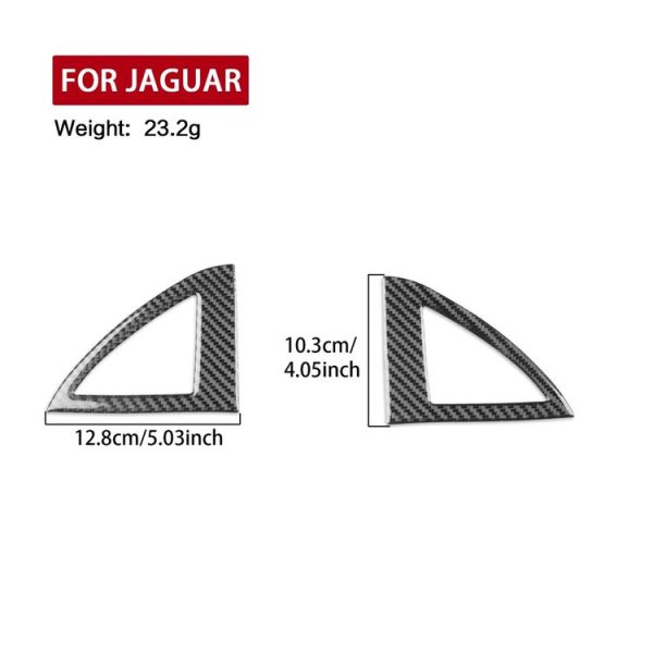 Jaguar F-TYPE 2013+ Universal Inner A-pillar Speaker Cover Both Left And Right Driving (Black) - Image 3