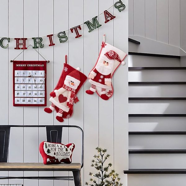 Christmas Decoration Supplies Cartoon Christmas Stocking Gift Bag (Elder) - Image 7