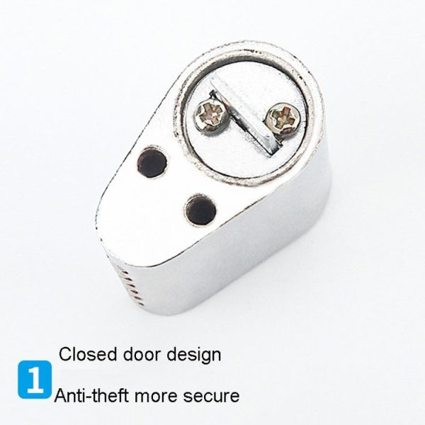 Fire Door Lock Cylinder Door Latch Fittings With Key, Model: Copper Core Interlocking+1 Key - Image 4